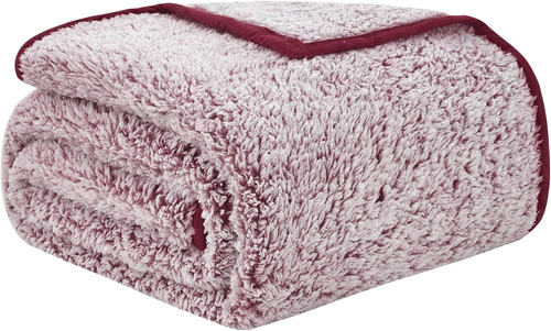 Fuzzy fleece throw blanket - throw,