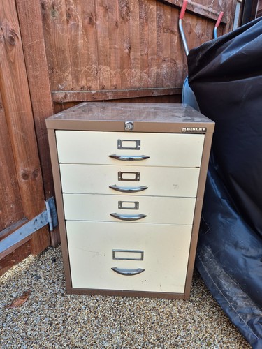 Vintage bisley metal drawer - bisley,