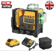 DeWalt DW089LG 12V Green Line 3 x 360 Laser Level Laser Tool battery + charger