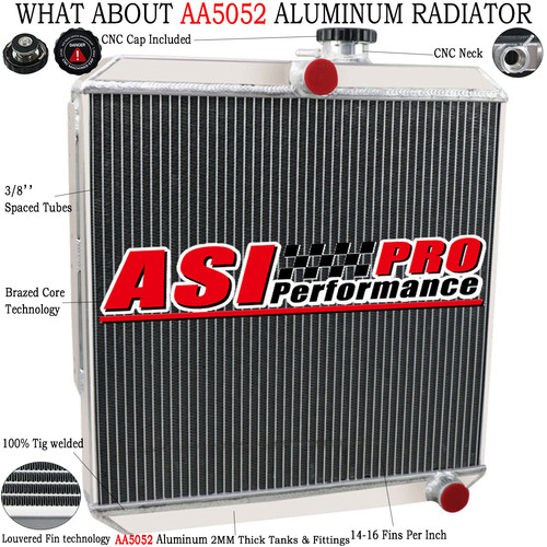 Row aluminium radiator - row,