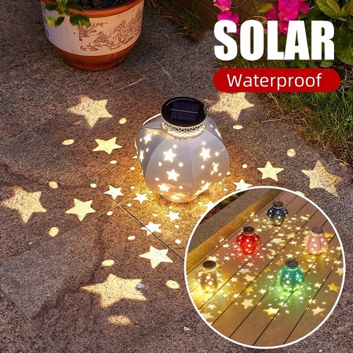 Solar star lantern iron shadow - solar,
