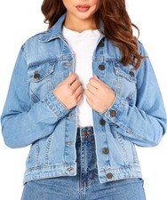 Women denim jacket ladies - denim,