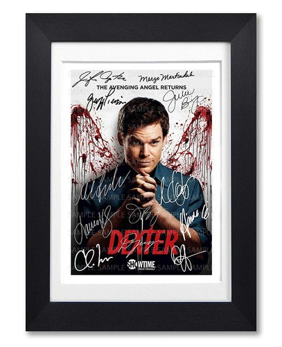 Dexter cast signed poster - cast,