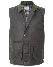NEW Hoggs Of Fife Outdoor Field Sports & Work Men's Wax Waistcoat / Waxed Gilet