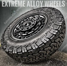 16" Black AT Alloy Wheels For Ford Transit Custom Sport All + All Terrain Tyres