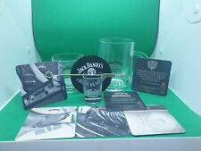 Jack Daniels Honey Glass Collection with Stir Stick and Beer Mats Coasters