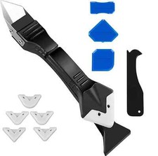 Multi Functional 5 In 1 Silicone Sealant Caulking Mould Remover Tool Scraper Set