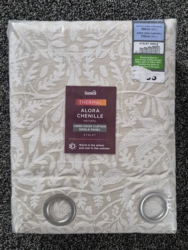 Dunelm alora chenille - alora, natural