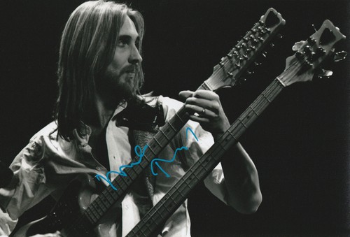 Signed mike rutherford - mike, 12"x8"