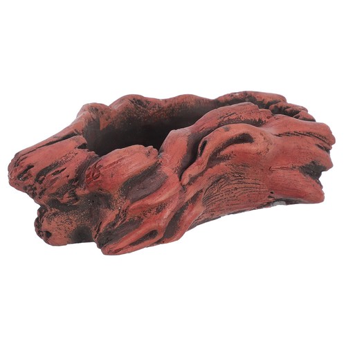 Driftwood cement planter box - cement,