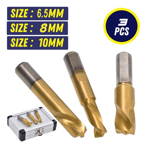 3pc spot weld drill bits - spot, hss