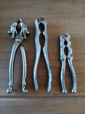 3 X Vintage Nut Crackers Cast