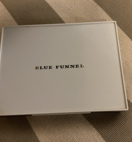 Vintage blue funnel line - blue,