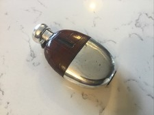 A RARE ANTIQUE DANIEL & ARTER GENTLEMANS HIP FLASK, EARLY 1900’s.