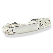 White Gold Finish Men’s Name