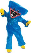 Huggy Wuggy Deluxe Poppy Playtime Game Fancy Dress Up Halloween Child Costume