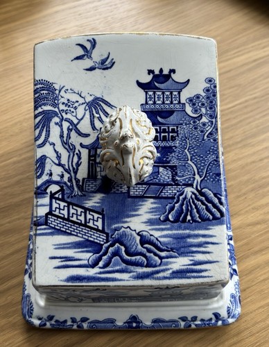Burliegh ware willow cheese - burliegh,