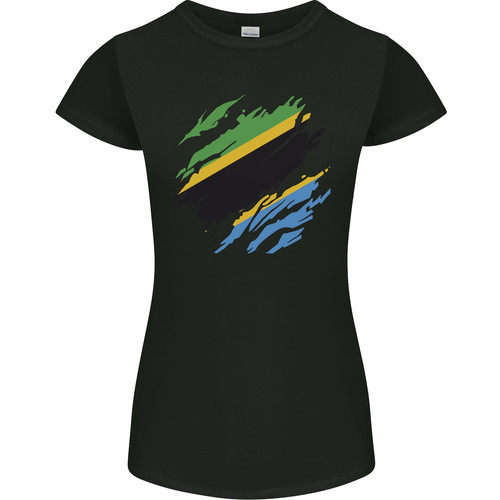 Torn tanzania flag - tanzania,