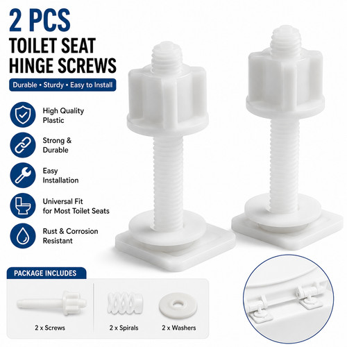 Toilet seat hinge repair - seat,