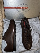 Prada Men Brown Shoes Sneakers