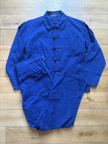 Vintage 70s chinese bleu - chinese,