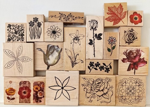 Job lot wooden stamps - of, x