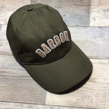 Barbour Mens Olive Green “Campbell” Baseball Cap One Size Adjustable BNWOT