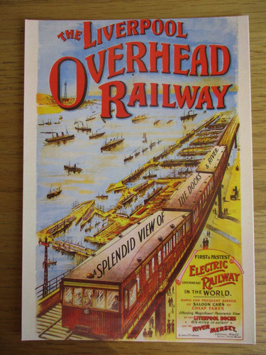 Postcard liverpool overhead - postcard,