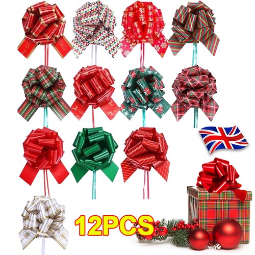Pcs christmas pull bows - 12,
