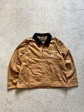 Carhartt Detroit Jacket Large Duck Blanket Lined Corduroy Collar Men’s L