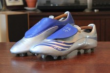 Adidas Grey Blue +F50 Tunit Football Boots - Size 11