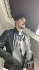 SuperDry Leather Racer Jacket