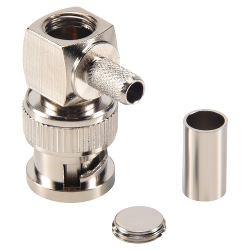 Bnc male plug right angle - male,