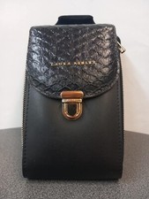 Laura ashley black leather - black,