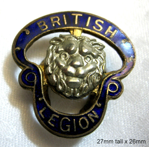 Antique british legion - legion, lapel