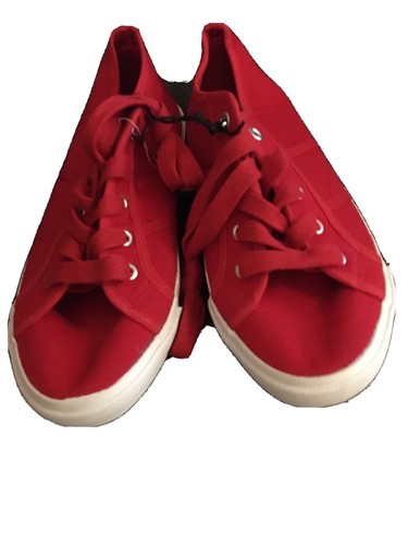Bnwt red lace shoes - red,