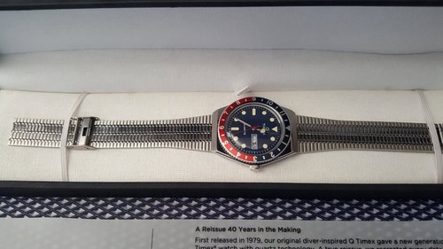Timex reissue the watch is - timex, q