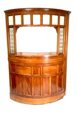 Antique Art Deco Large Pub Bar