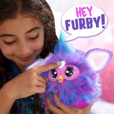 Interactive Talking Furby Plush Toy 15cm – Soft Electronic Kids Collectible Purp