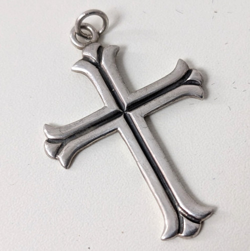 Large vintage solid silver - large,