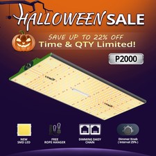 VIPARSPECTRA NEW P2000 LED Grow Light Full Spectrum Indoor Grow Tent Veg Flower