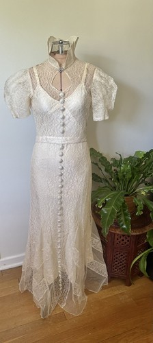1930 1940 ivory lace - 1930’s-1940’s,