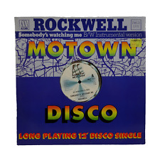 Rockwell- Somebody's Watching Me 12" Vinyl Record  Motown Single Disco Mix VG+