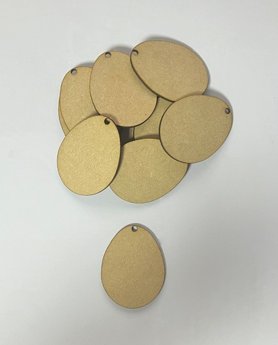 12x wooden mdf - wooden, egg