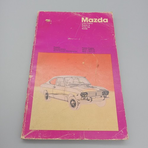 Chilton mazda rx - chilton's, rx-2