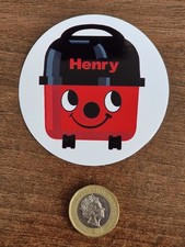 BUMPER STICKER PACK Henry Hoover 100 x 56mm Stickers * Plus Free Henry Keyring *