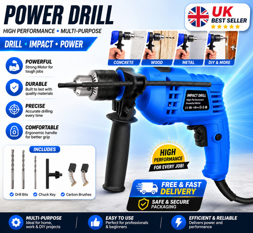 Hammer drill 240v impact - drill,