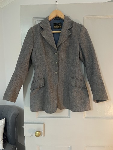Caldene blue tweed hacking