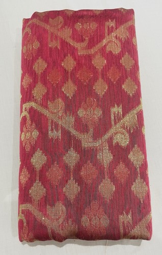 Dhakai jamdani coral pink - dhakai,