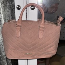 Lipsy London Quilted Totes Shoulder Handbag Bag - Blush Pink BNWOT